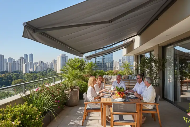 Toldos nos Jardins: Sofisticação e Proteção Solar para o Coração de São Paulo