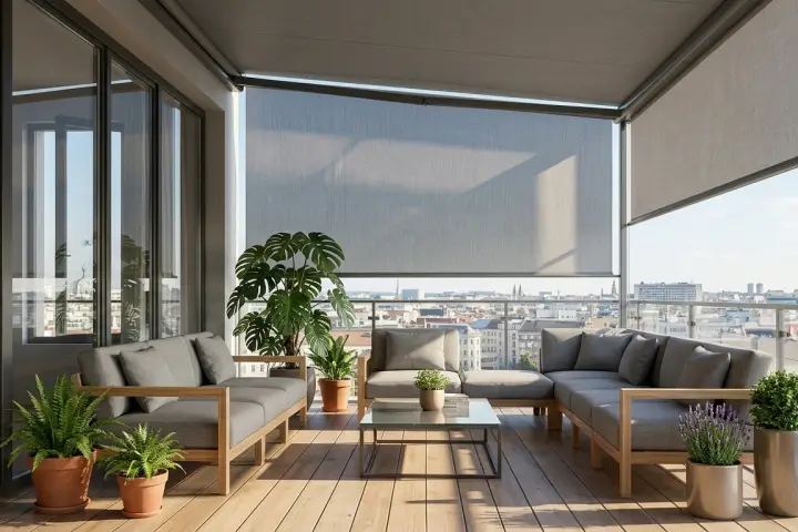Toldo Vertical para Sacada de Apartamento: Como Proteger seus Móveis e Piso do Sol