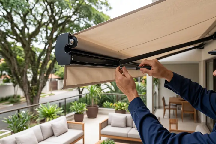 Cortina Rolo Externa para Varanda Preço M2: Proteção Contra Chuva, Calor e Vaza Vento